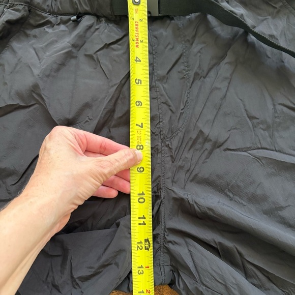 PacSun Men's M Volley Buckle 6” Shorts Elastic Waist Pockets Black Nylon Mesh - Picture 7 of 13